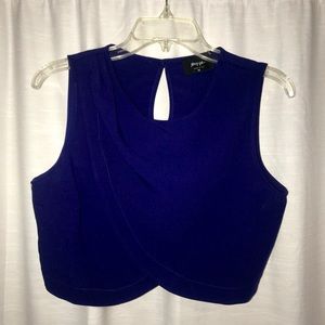 Nasty gal blue tank/crop